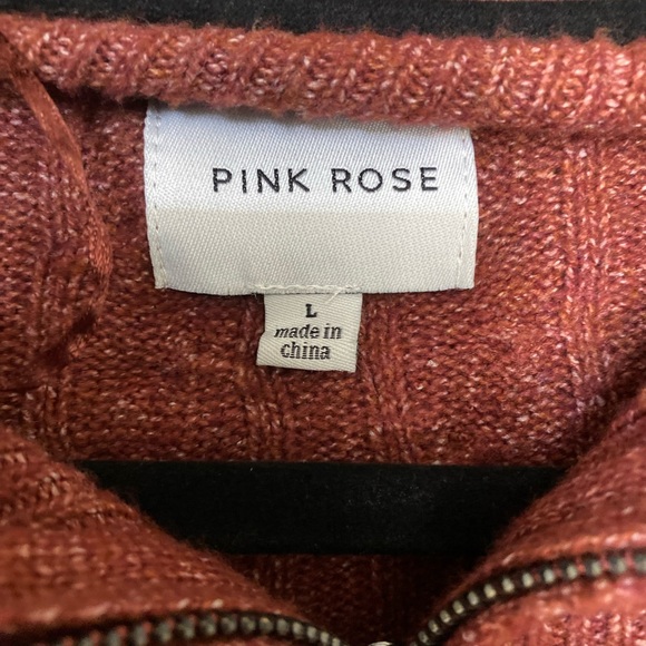 Red Turtleneck Sweater - Picture 5 of 6